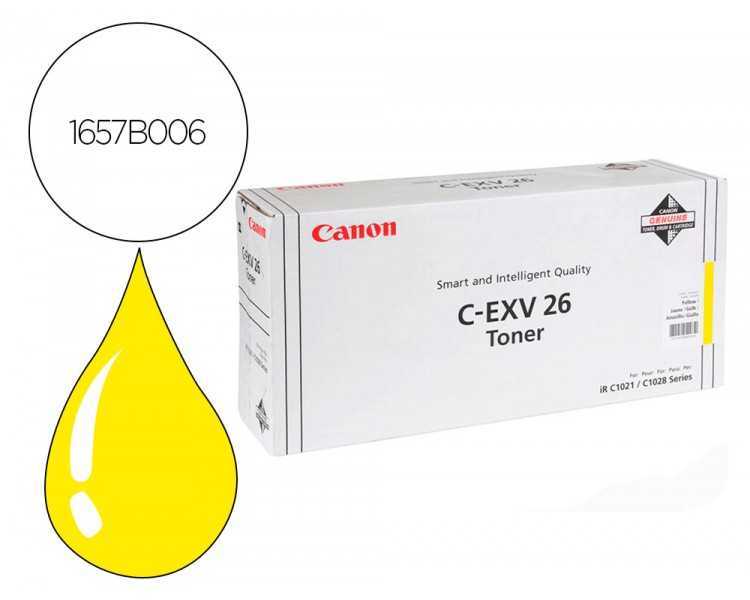 Toner canon exv26y irc1021i irc1028i amarillo