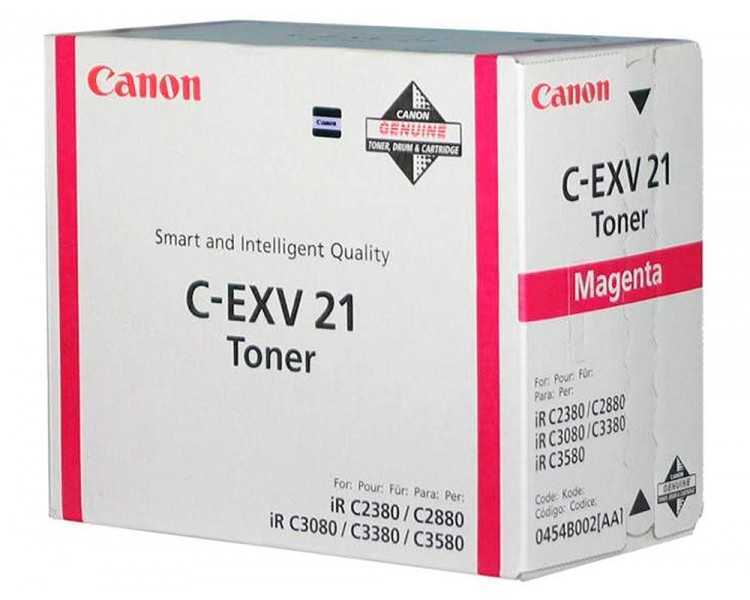 Toner canon exv21m irc2380 irc2880 magenta