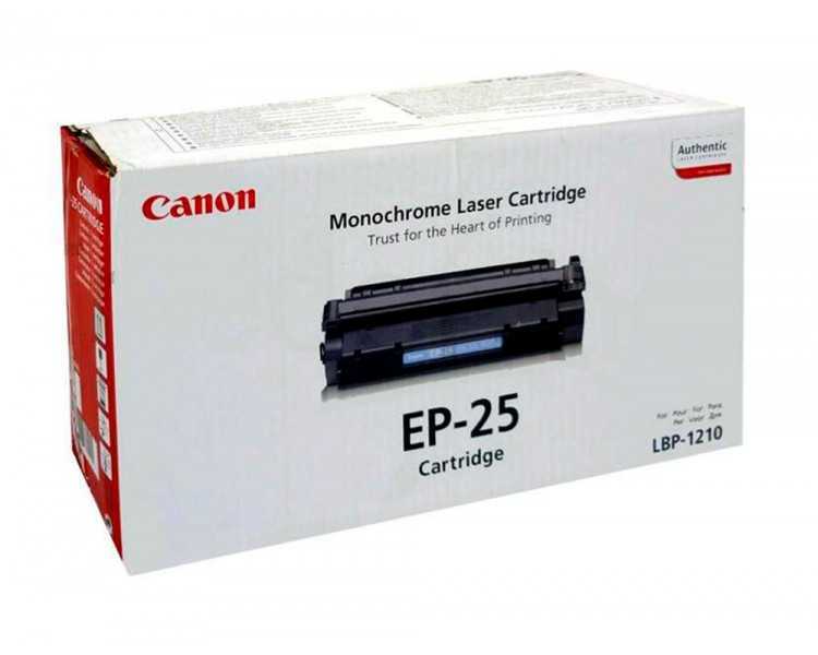 Toner canon ep25 lbp1210 negro