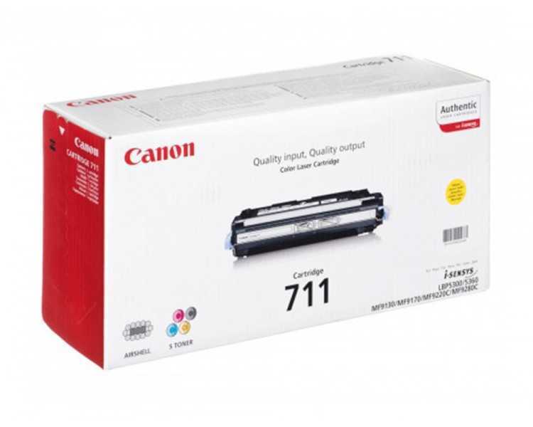 Toner canon 711y lbp5300 lbp5360 amarillo