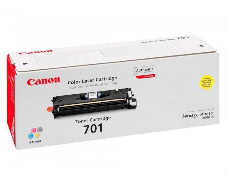 Toner canon 701yh lbp5200 mf8100 mf8180 amarillo