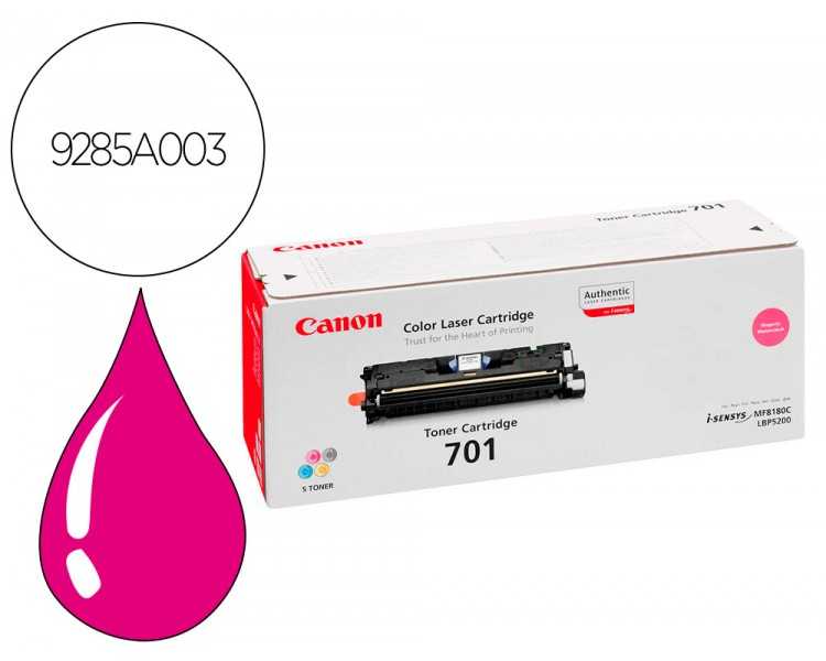 Toner canon 701mh lbp5200 mf8100 mf8180 magenta