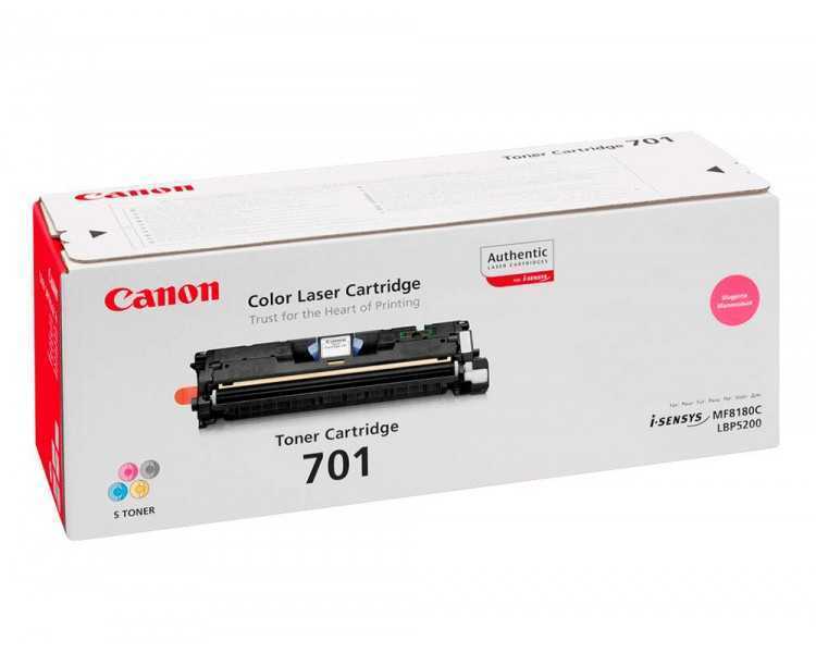 Toner canon 701mh lbp5200 mf8100 mf8180 magenta