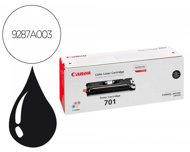 Toner canon 701bk lbp5200 mf8100 mf8180 negro