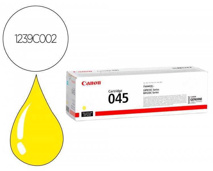 Toner canon 045y mf631 mf633 mf635 amarillo