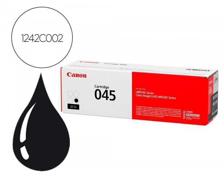 Toner canon 045bk mf631 mf633 mf635 negro