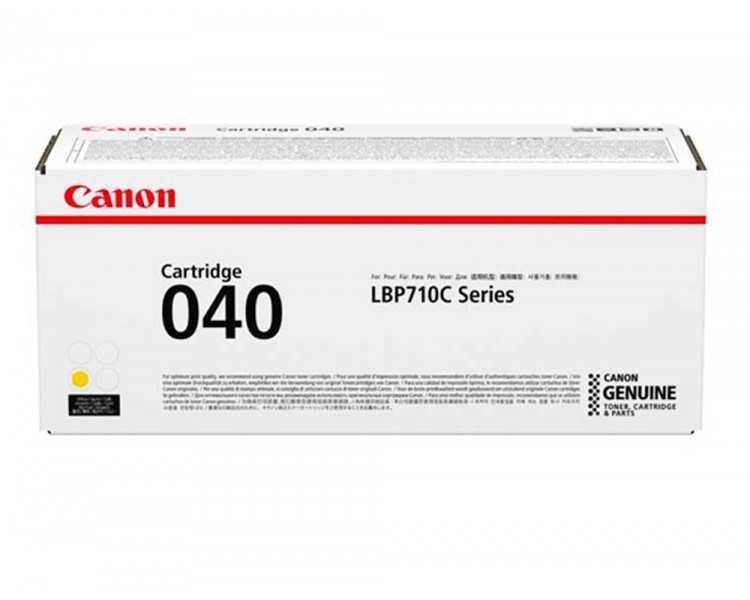 Toner canon 040y lbp710 lbp712 amarillo