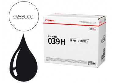 Toner canon 039h isensys lbp351x lbp352x negro