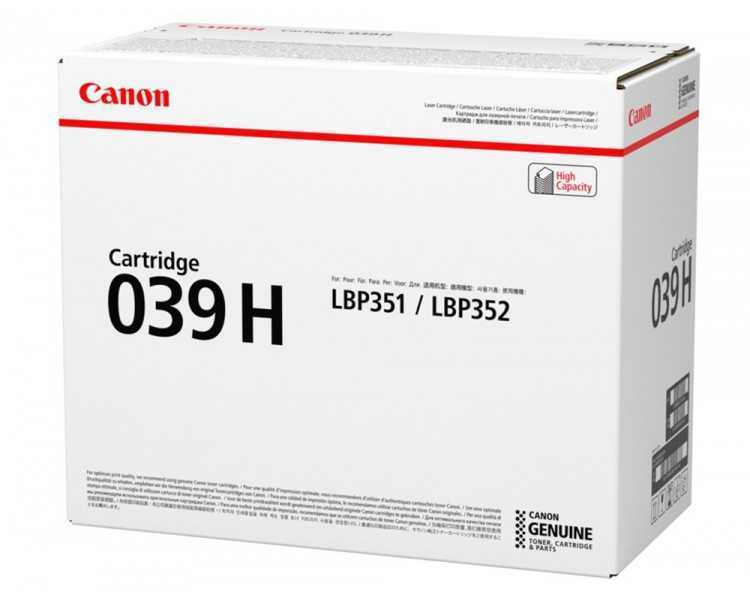Toner canon 039h isensys lbp351x lbp352x negro