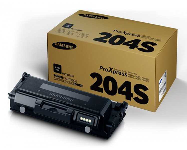 Toner hp samsung m3325 / m3375 / m3825 / m3875 negro mltd204s/els