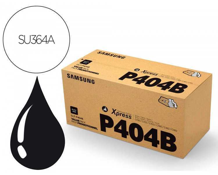 Toner hp samsung slc430/w pack 2 negro