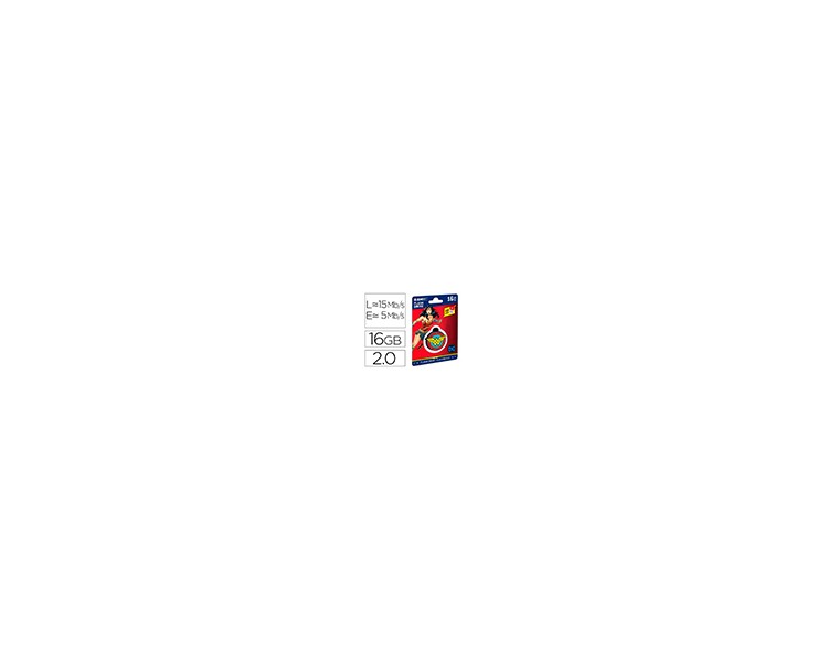 Memoria usb emtec flash 16 gb usb 2.0 collector wonder woman