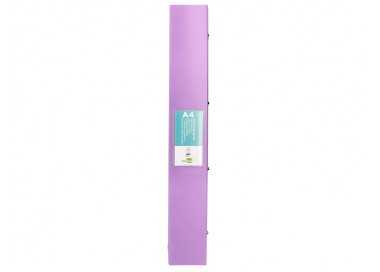 Carpeta liderpapel 4 anillas mixtas 40 mm polipropileno din a4 lavanda opaco