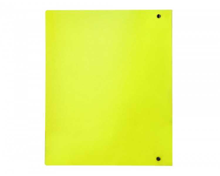 Carpeta liderpapel 4 anillas mixtas 40 mm polipropileno din a4 amarillo fluor opaco