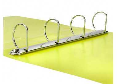 Carpeta liderpapel 4 anillas mixtas 40 mm polipropileno din a4 amarillo fluor opaco Carpeta liderpapel 4 anillas mixtas 40 mm polipropileno din a4 amarillo fluor opaco