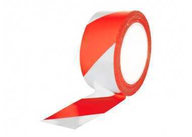 Cinta de señalizacion q-connect no adhesiva rojo y blanco 300 mt x 75 mm Cinta de señalizacion q-connect no adhesiva rojo y blanco 300 mt x 75 mm
