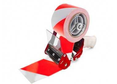 Cinta de señalizacion q-connect no adhesiva rojo y blanco 300 mt x 75 mm Cinta de señalizacion q-connect no adhesiva rojo y blanco 300 mt x 75 mm