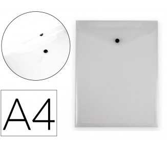 Carpeta liderpapel dossier broche polipropileno din a4 formato vertical con fuelle transparente