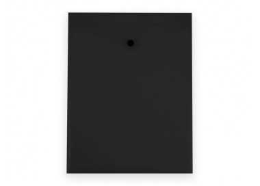Carpeta liderpapel dossier broche polipropileno din a4 formato vertical con fuelle negro opaco