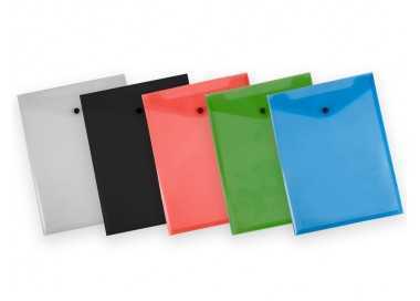 Carpeta liderpapel dossier broche polipropileno din a4 formato vertical con fuelle negro opaco