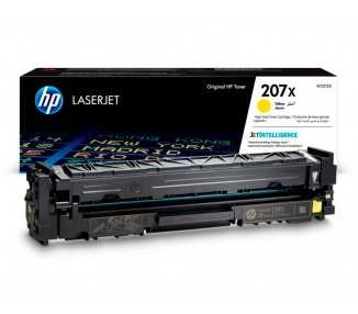 Toner hp 207x color laserjet pro m282nw / m283fdn / m283fdw amarillo 2.450 paginas