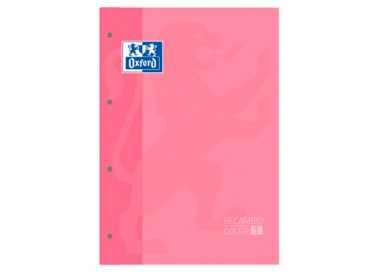 Recambio color 1 oxford din a4+ 80 hojas 90 gr cuadro 5 mm 4 taladros color rosa chicle Recambio color 1 oxford din a4+ 80 hojas 90 gr cuadro 5 mm 4 taladros color rosa chicle