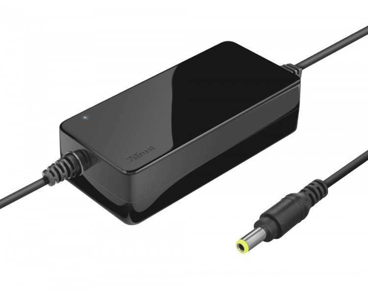 Adaptador de corriente trust primo universal para portatil charger 19v-70w con 6 conectores