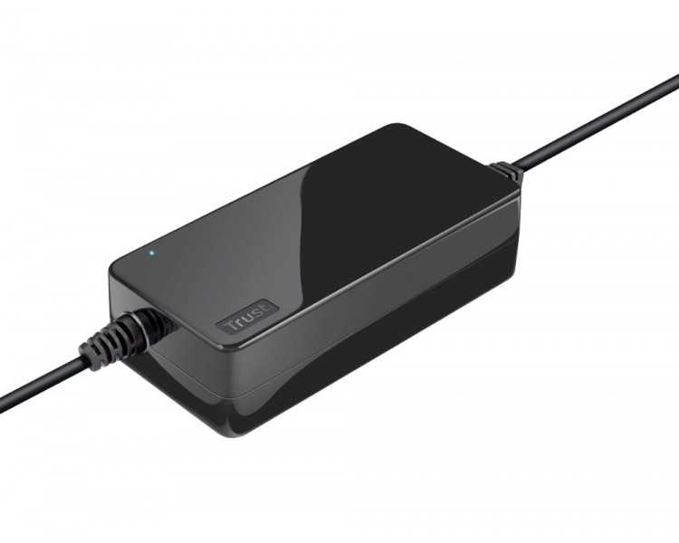 Adaptador de corriente trust primo universal para portatil charger 19v-70w con 6 conectores