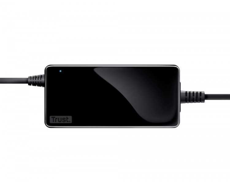 Adaptador de corriente trust primo universal para portatil charger 19v-70w con 6 conectores