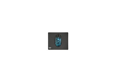 Pack alfombrilla + raton optico trust gaming gxt783 izza mouse & pad 2400 dpi 6 botones