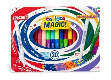 Rotulador carioca magic borrable caja de 20 unidades colores surtidos Rotulador carioca magic borrable caja de 20 unidades colores surtidos