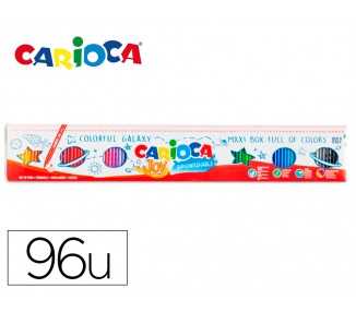 Rotulador carioca joy metro caja de 96 unidades colores surtidos