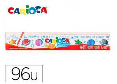 Rotulador carioca joy metro caja de 96 unidades colores surtidos