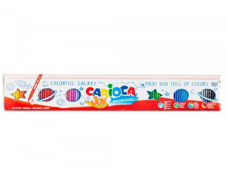 Rotulador carioca joy metro caja de 96 unidades colores surtidos