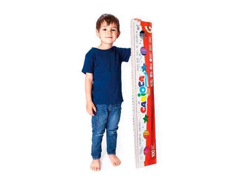 Rotulador carioca joy metro caja de 96 unidades colores surtidos