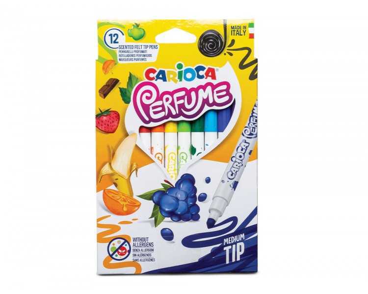 Rotulador carioca perfume xplosion caja de 12 unidades colores surtidos
