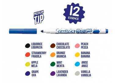 Rotulador carioca perfume xplosion caja de 12 unidades colores surtidos