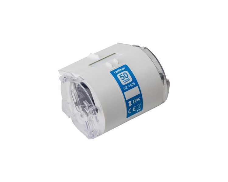 Cinta brother cz-1005 impresion color para impresora vc-500w rollo 50 mm x 5 m