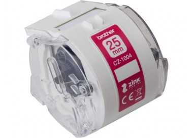 Cinta brother cz-1004 impresion color para impresora vc-500w rollo 25 mm x 5 m