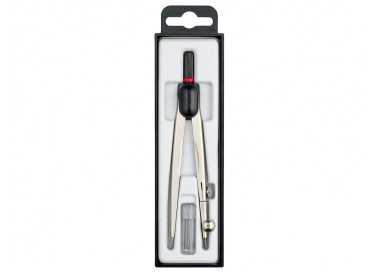 Compas rotring compact universal ajuste rapido radio 13 cm circunferencia 32 cm