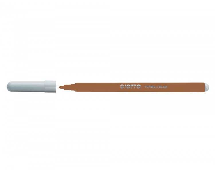 Rotulador giotto turbo color lavable con punta bloqueada unicolor marron