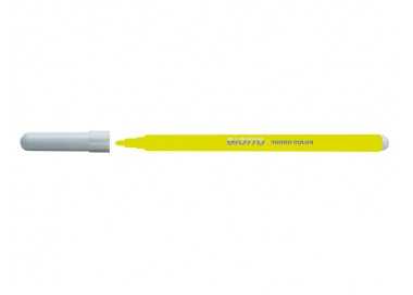 Rotulador giotto turbo color lavable con punta bloqueada unicolor amarillo