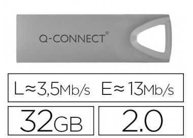 Memoria usb q-connect flash premium 32 gb 2.0