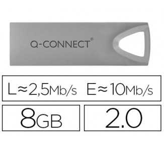 Memoria usb q-connect flash premium 8 gb 2.0