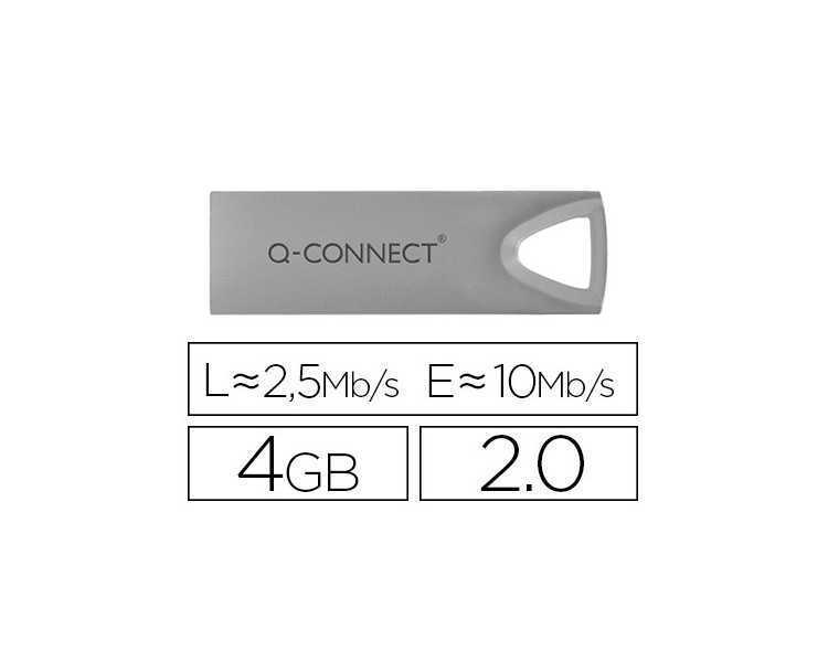 Memoria usb q-connect flash premium 4 gb 2.0