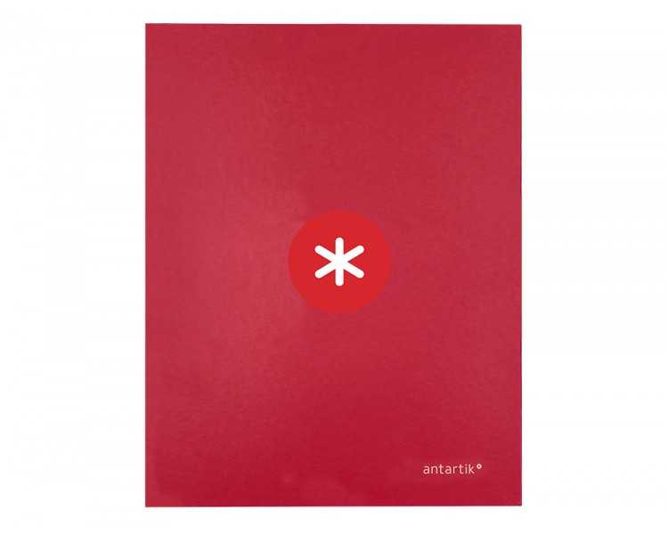 Carpeta 4 anillas 40 mm mixtas antartik a4 forrada color frambuesa