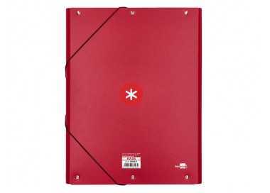 Carpeta antartik gomas a4 3 solapas carton forrado color frambuesa Carpeta antartik gomas a4 3 solapas carton forrado color frambuesa