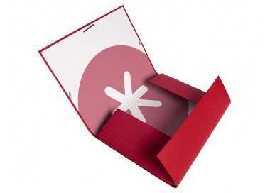 Carpeta antartik gomas a4 3 solapas carton forrado color frambuesa Carpeta antartik gomas a4 3 solapas carton forrado color frambuesa