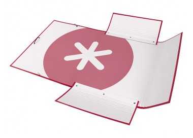 Carpeta antartik gomas a4 3 solapas carton forrado color frambuesa Carpeta antartik gomas a4 3 solapas carton forrado color frambuesa