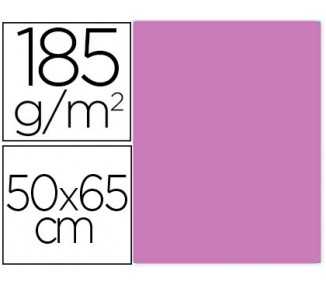 Cartulina guarro malva 50x65 cm 185 gr